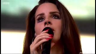 Lana Del Rey performs National Anthem  Glastonbury 2014  BBC [upl. by Einalam317]