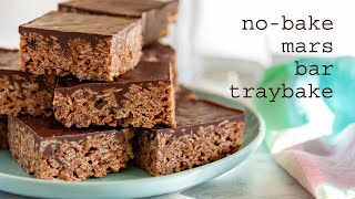 NoBake Mars Bar Traybake  traybakes amp more [upl. by Chatav]