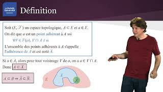 Topologie 71  Adhérence [upl. by Nyrehtak]