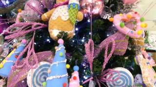 decoracion de arboles de navidad 2024 dulces morado parte 3 [upl. by Lassiter]