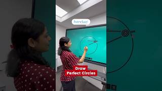 Interactive Flat Panel 65 Inch Smart Board  How To Use Smart Board Compass  Math Tools [upl. by Bartholomeo]