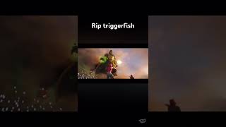 Rip triggerfish you will be missed 😢fortnite gaming [upl. by Ecirtal]