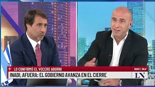 El gobierno confirmó que avanza con el cierre del Inadi El pase de Trebucq y Feinmann [upl. by Stoeber]