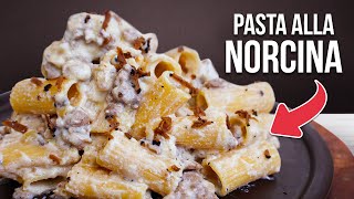 How to Make Creamy PASTA alla NORCINA Like an Italian Most Underrated Pasta [upl. by Reyna]