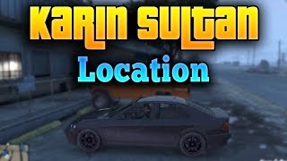 Gta 5 Online  Karin Sultan SULTAN RS Location [upl. by Cut]