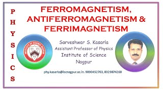 ferro antiferro and ferrimagnetism [upl. by Selrahcnhoj351]