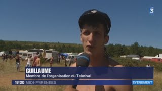 ‎Teknival‬  Prêt de 20000 fêtards sur le plateau du Larzac  Vidéo France 3 MidiPyrénées [upl. by Oulman59]