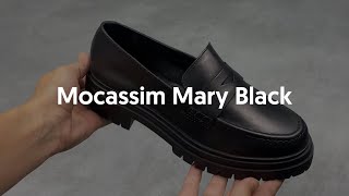 Meu Sapato Preto  Conheça o Mocassim Mary Black [upl. by Llenhoj]