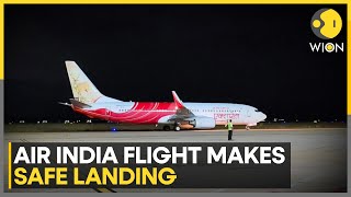 India Air India Flight Makes Safe Emergency Landing In Trichy After MidAir Hydraulic Failure [upl. by Atirhs703]