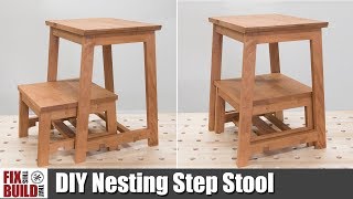 DIY Nesting Step Stool  How to Build [upl. by Lila811]