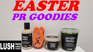 LUSH EASTER PR PRODUCTS HAULEASTER 2024🐰🐣🐥 [upl. by Klimesh200]