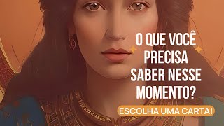 O QUE VOCÊ PRECISA SABER NESSE MOMENTO Mensagem Intuitiva 👁️‍🗨️ [upl. by Tanitansy]