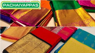 Pachaiyappas Silk Saree Collection  Pachaiyappas Silk T nagar  Soft silk sarees [upl. by Astred]