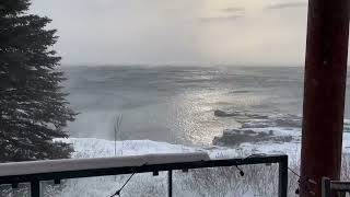 Over 70 mph winds near Grand Marais on Dec 23 2022 [upl. by Nevaeh774]