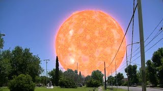 Cómo se verían algunas estrellas si estuvieran en lugar del Sol [upl. by Truman818]