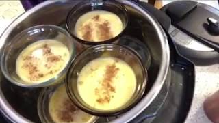 Egg custard in the instant pot [upl. by Bonne]