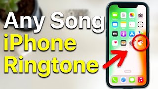 How to set ANY song as iPhone Ringtone under 3 minutes  in 2024 [upl. by Brenk59]