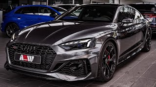 AMAZING LOOKING 2023 Audi RS5 Competition Plus  Sound Interior and Exterior details [upl. by Anauqcaj]