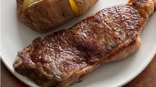 How to Make an Easy PanSeared Steak  The Easiest Way [upl. by Ettenna]