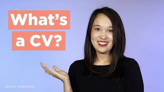 What’s a CV The Difference Between a CV and a Resume  What to Include in Your CV [upl. by Aveneg]