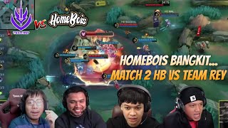 MATCH SENGIT REAKSI DADDYHOOD AND THE GANG MATCH 2 HB VS TEAM REY [upl. by Yhprum]