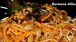 Burma atho recipe in tamil  Famous street food Atho  Burmese Food Recipe How to make atho at home [upl. by Ellis]