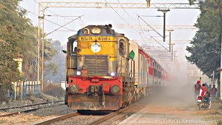 SARNATH Express  Brand New LHB Coaches  ALco Vs EMD  Indian Railways [upl. by Fife]