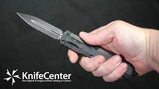 Microtech 2271T Dirac Delta Tactical AUTO OTF Knife [upl. by Esilahc]