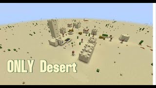 I play Minecraft on a Desert World [upl. by Vilberg]