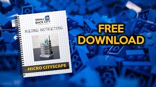 FREE LEGO Micro Cityscape Building Instructions  More [upl. by Yasu139]