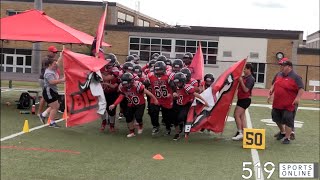 OSFL Football Under 12  ChathamKent Cougars vs Brantford Bisons [upl. by Kalila]