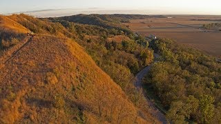 Iowa Land and Sky Loess Hills And Prairies [upl. by Ashok]