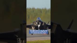 🎥 F35A conduct a refueling and takeoff exercise during BAANA 2024 in Ranua Finland aviation [upl. by Yrrot803]