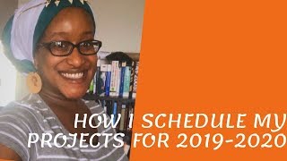 How I Plot my projects for 2019 2020 [upl. by Bui]