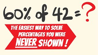 Solve Percentages in Your Head in seconds » Easy Percentage Trick [upl. by Tab]