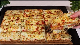 10 Dakikada çok Lezzetli Pratik Kolay Tarif Ekmek dilimleri ile Sarımsaklı Pizza Tost [upl. by Okram]