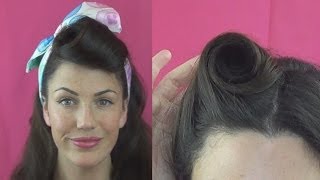 HOW TO roll VICTORY ROLLS 6 DIFFERENT ways  Fitfully Vintage [upl. by Nicky]