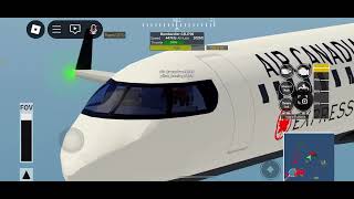 Air canada CRJ400 take off and landing [upl. by Eneli]