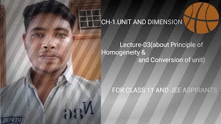 Unit and Dimension Lecture 03 [upl. by Kursh22]