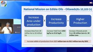 India’s Bold Mission for Oilseed SelfReliance by 2031  NMEOOilseeds 202431  CabinetDecision [upl. by Wordoow]