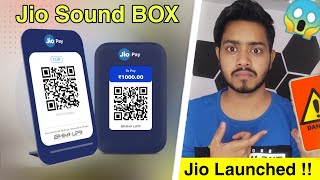 Jio launched Jio pay sound box to replace paytm  Jio pay qr code sound box launched  Paytm Ban 🚫 [upl. by Ardnuhsor895]