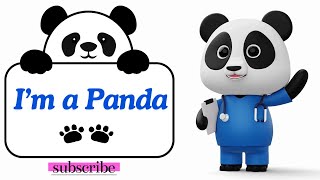 I m a Panda Song nurseryrhyme babysongs pandasong pandas playgroup preschool kindergarten [upl. by Yelena]