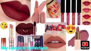 My💄Lipstick Collection👄Huge Lipstick Collection😍Branded Shades💄Best Lipsticks😘Ladies First Choice💄🤯🥳 [upl. by Tennek]