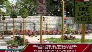 SONA Road safety park MMDA layong turuan ang mga bata ng traffic rules [upl. by Skyler]