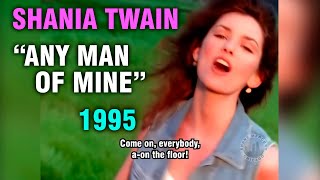 Shania Twain  Any Man Of Mine  MUSIC VIDEO FULL HD with lyrics 1995 [upl. by Adlee94]