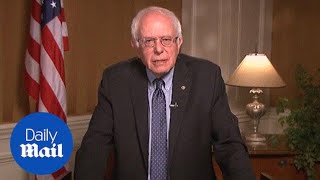 Bernie Sanders urges raising minimum wage to 15  Daily Mail [upl. by Leopold86]