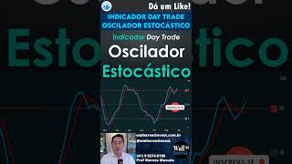 Indicador DAY TRADE Oscilador Estocástico shorts [upl. by Hairem]