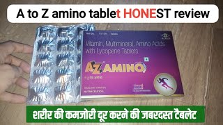 AtoZ Amino tablet uses in hindi  a to z amino tablet  a to z amino tablet side effects [upl. by Eiggep]