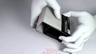 How to replace an ink pad on a 2000 Plus Printer Selfinking Stamp [upl. by Cleo]