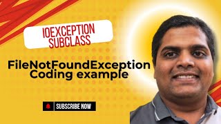 FileNotFound Exception in JavaException Handling [upl. by Ahtibbat]